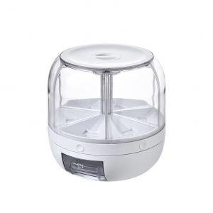 

Шестисекционный контейнер Jeko&Jeko Rotating Pressing Kitchen Compartment, Белый, SWH-2647