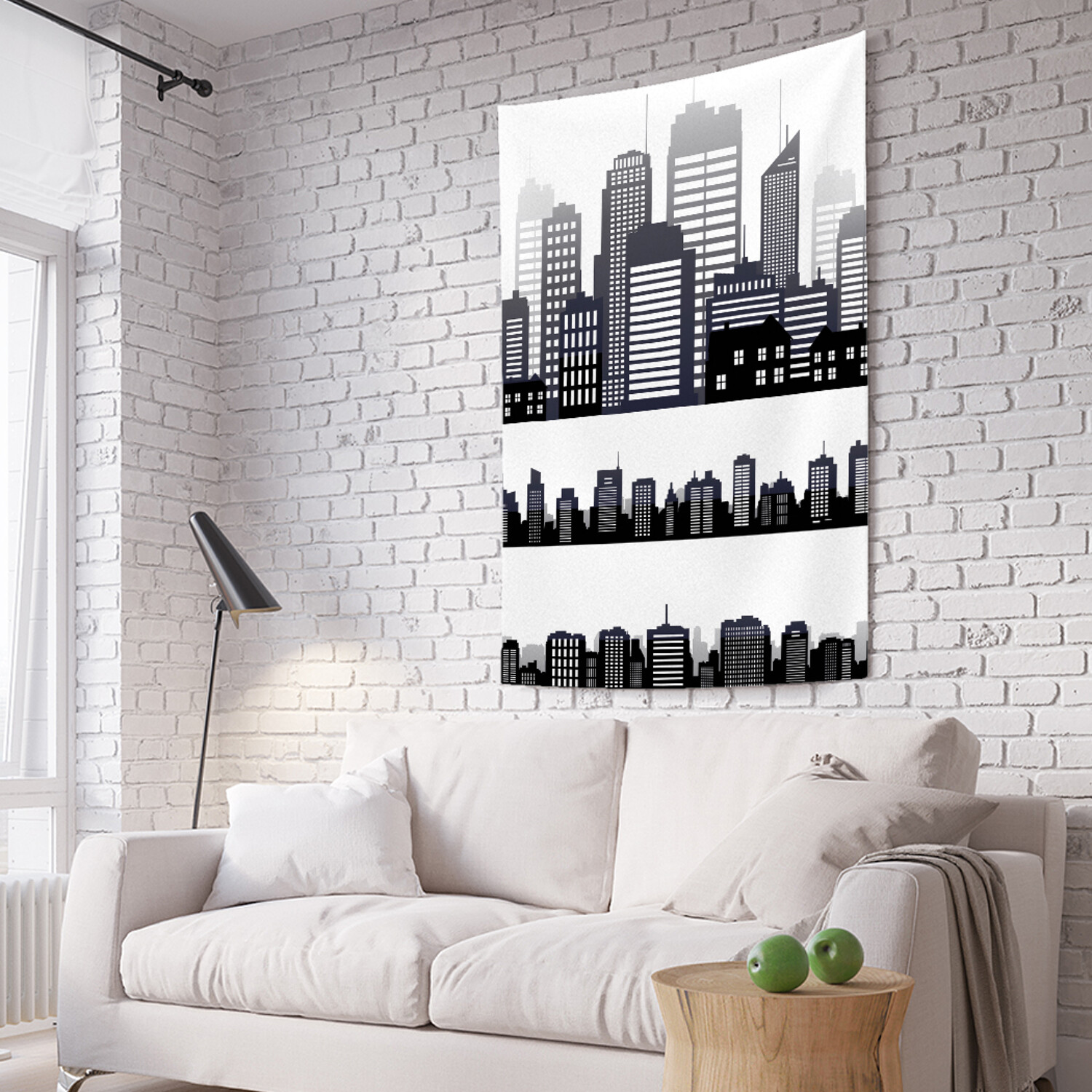 

Вертикальное фотопанно на стену JoyArty Триптих небоскреба 150x200 см, Триптих небоскреба