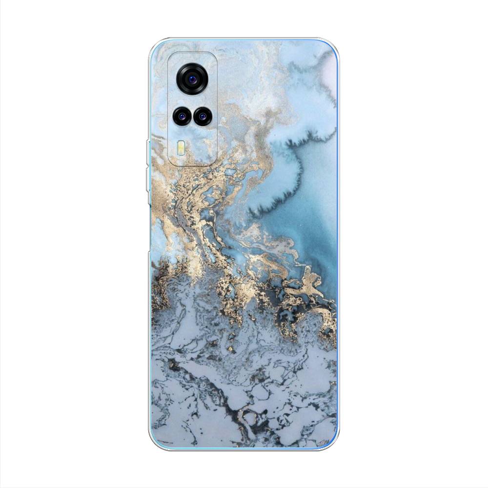 

Чехол Awog на Vivo Y31 "Морозная лавина синяя", Разноцветный, 263750-3