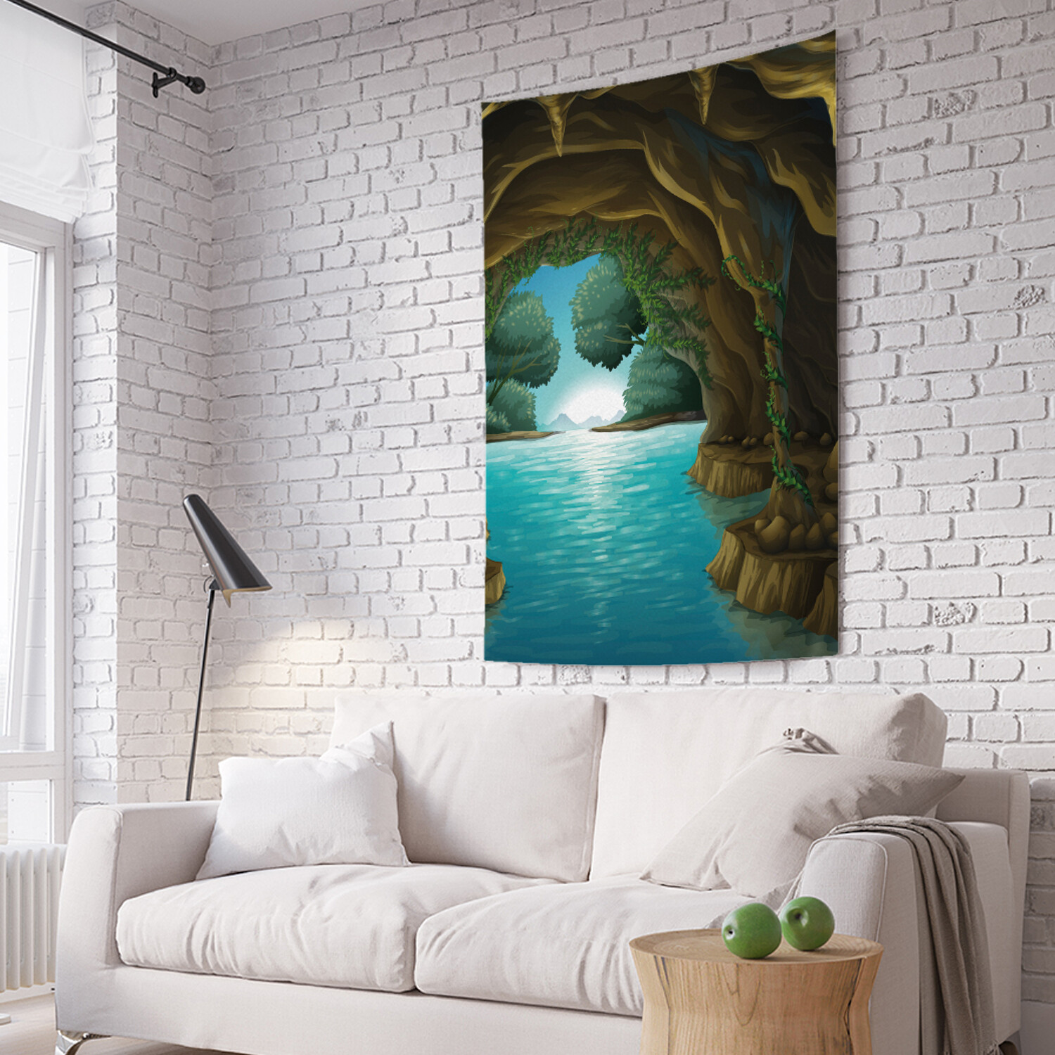 

Вертикальное фотопанно на стену JoyArty Сказочная пещера 150x200 см, Сказочная пещера