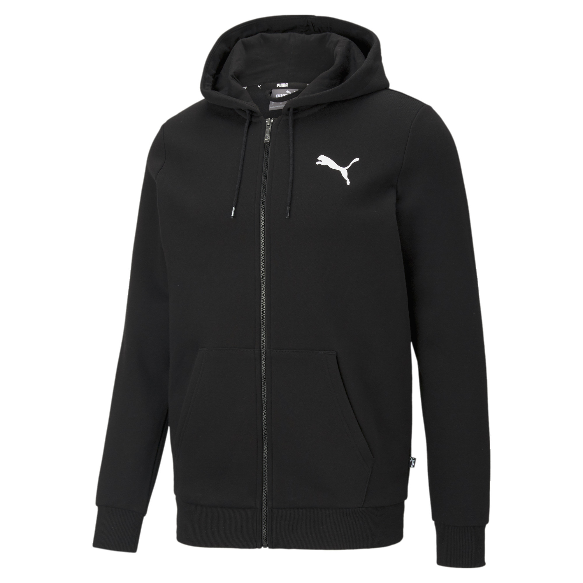 фото Толстовка мужская puma ess small logo fz hoodie fl черная 3xl