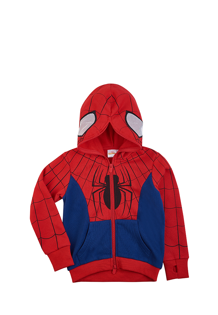 фото Толстовка детская spider-man aw21sm1303336 красный/синий р.134