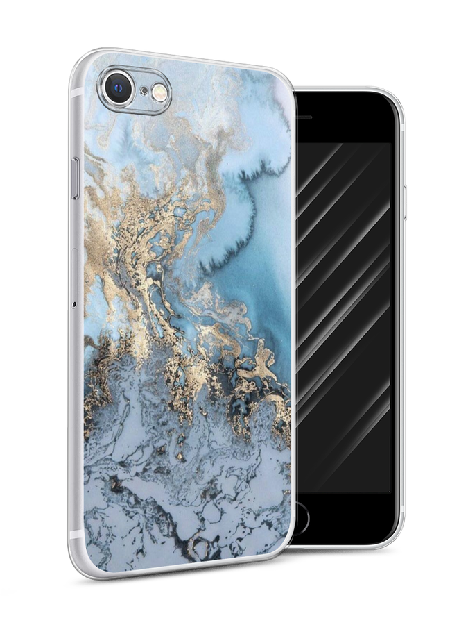 

Чехол Awog на Apple iPhone 7 / Айфон 7 "Морозная лавина синяя", Разноцветный, 10650-1