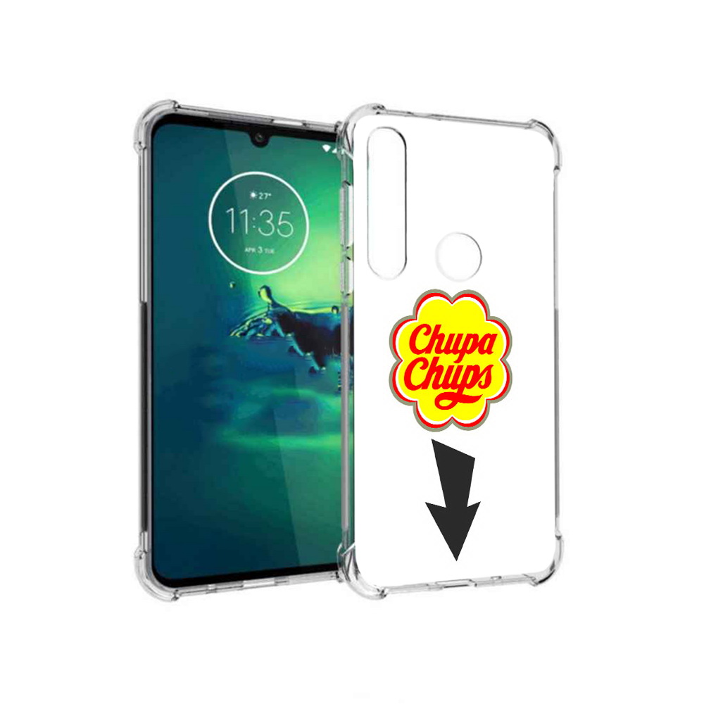 

Чехол MyPads Tocco для Motorola Moto G8 Plus чупа чупс (PT227062.344.694), Прозрачный, Tocco