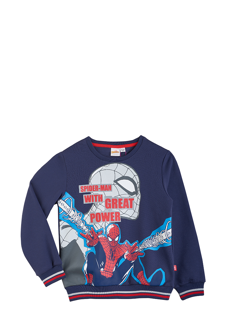 фото Толстовка детская spider-man aw20sp0203940 синий р.134