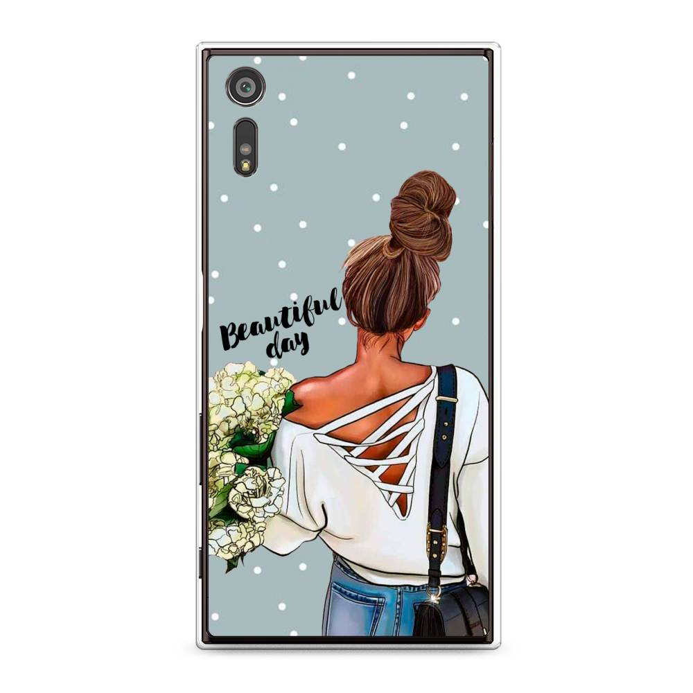 

Чехол Awog на Sony Xperia XZ "Beautiful day", Голубой;коричневый;бежевый, 51450-6