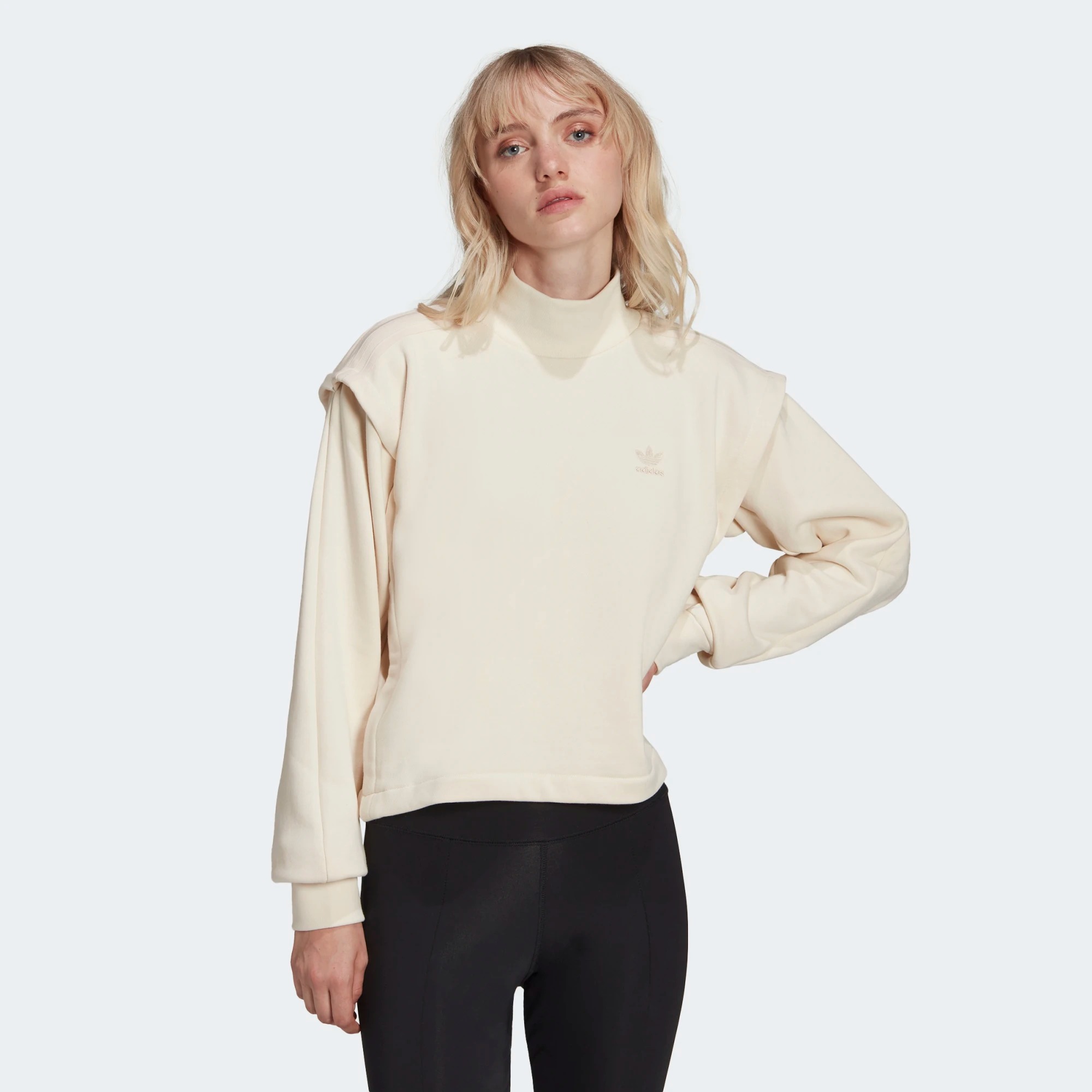 

Свитшот женский Adidas Sweatshirt серый 32 EU, Sweatshirt