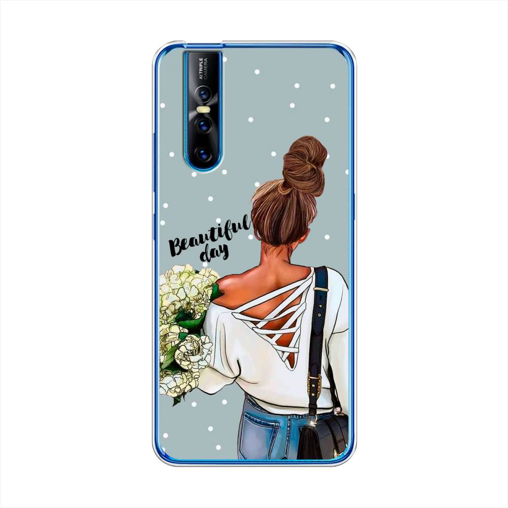 

Чехол Awog на Vivo V15 Pro "Beautiful day", Голубой;коричневый;бежевый, 261150-6