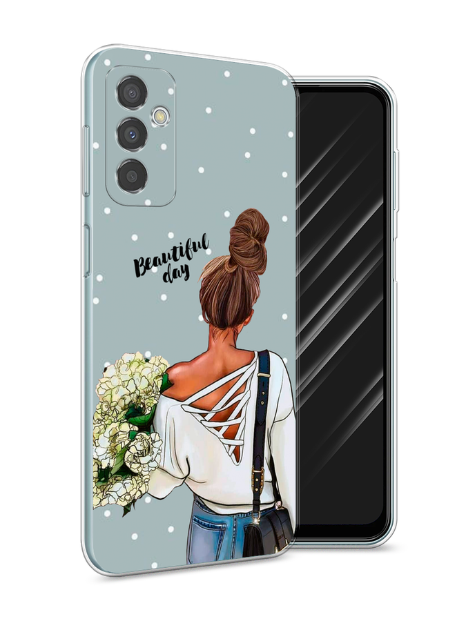 

Чехол Awog на Samsung Galaxy M23 5G / Самсунг M23 5G "Beautiful day", Голубой;коричневый;бежевый, 2105550-6