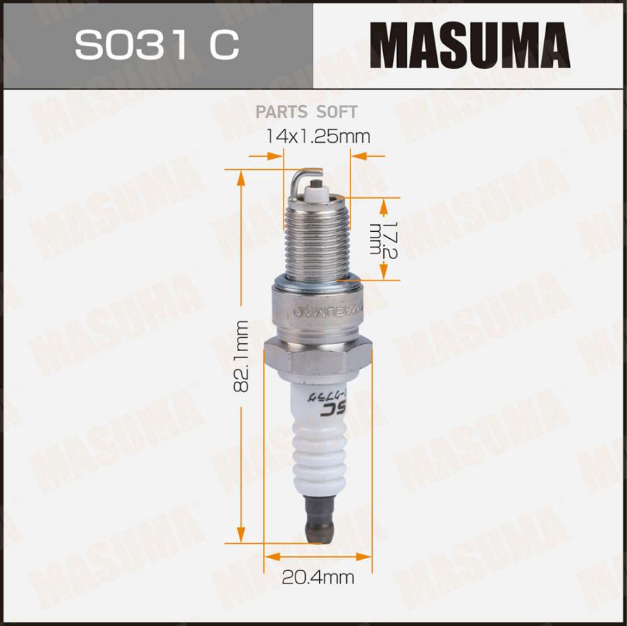 

Свеча зажигания MASUMA Bpr5Ey-11 3028 s031c