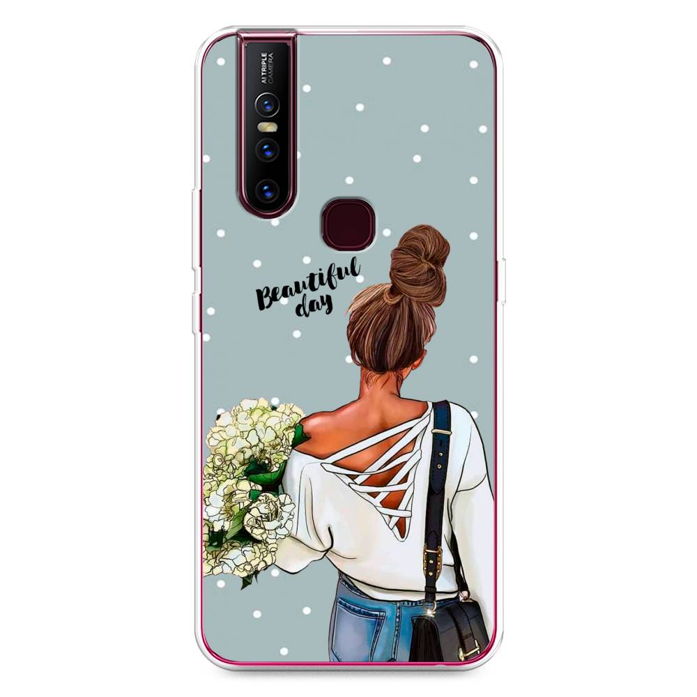 

Чехол Awog на Vivo V15 "Beautiful day", Голубой;коричневый;бежевый, 261050-6