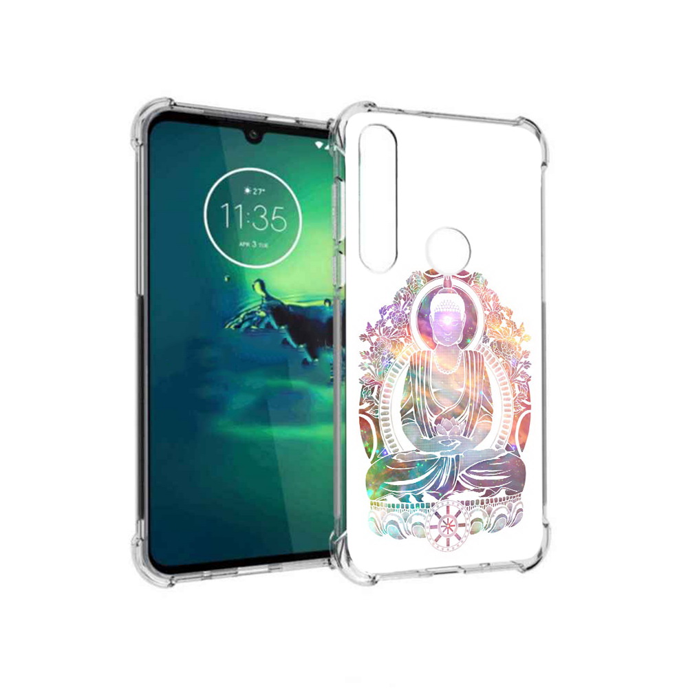

Чехол MyPads Tocco для Motorola Moto G8 Plus умный мужчина абстракция (PT227062.344.651), Прозрачный, Tocco