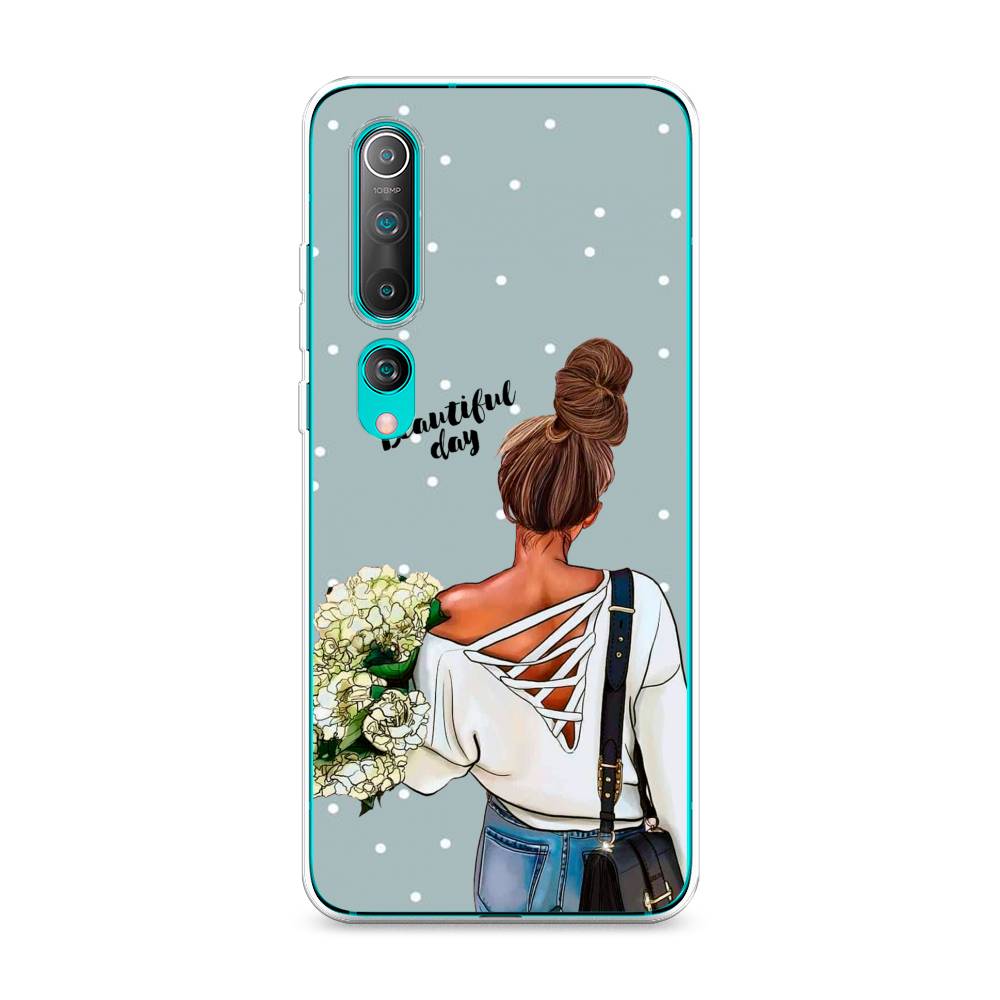 

Чехол Awog на Xiaomi Mi 10 "Beautiful day", Голубой;коричневый;бежевый, 37550-6