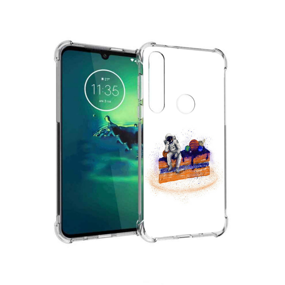 

Чехол MyPads Tocco для Motorola Moto G8 Plus торт с планетами (PT227062.344.648), Прозрачный, Tocco