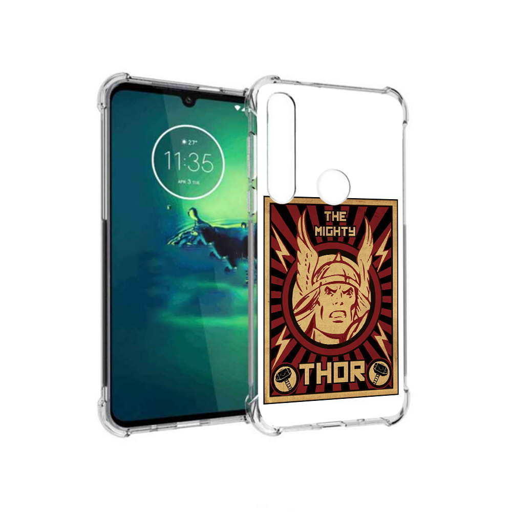 

Чехол MyPads Tocco для Motorola Moto G8 Plus тор лицо (PT227062.344.646), Прозрачный, Tocco