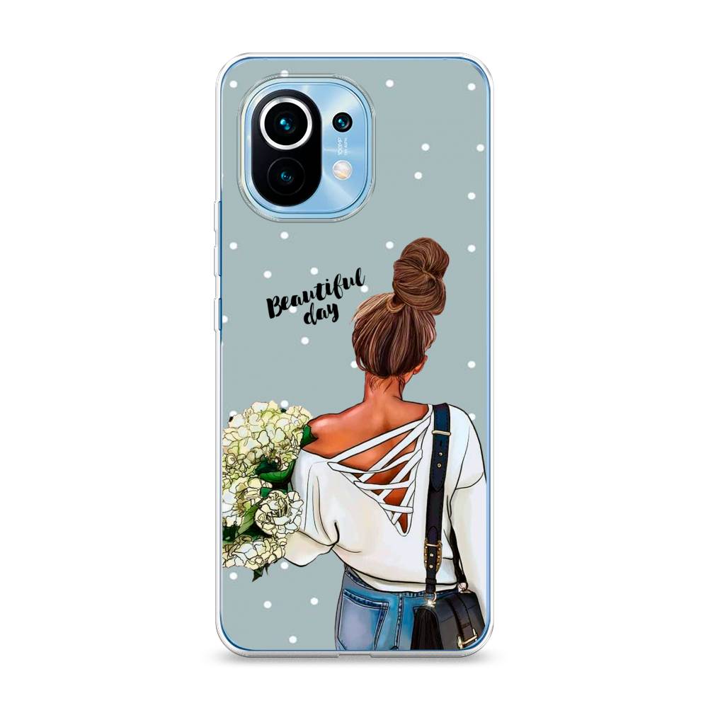 

Чехол Awog на Xiaomi Mi 11 "Beautiful day", Голубой;коричневый;бежевый, 39450-6