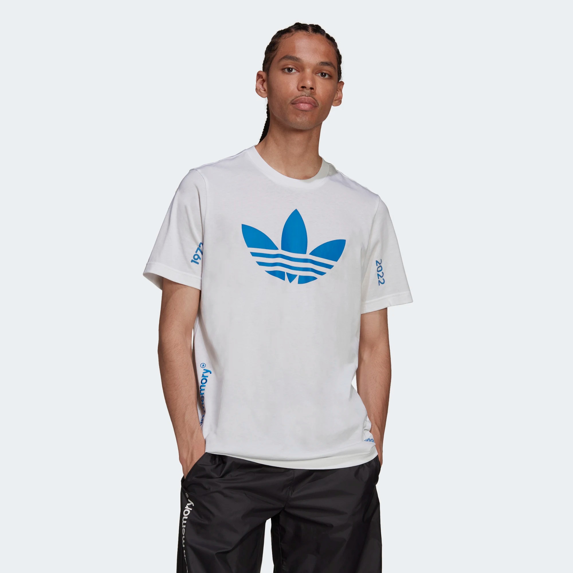 фото Футболка мужская adidas trefoil c tee1 белая 2xl