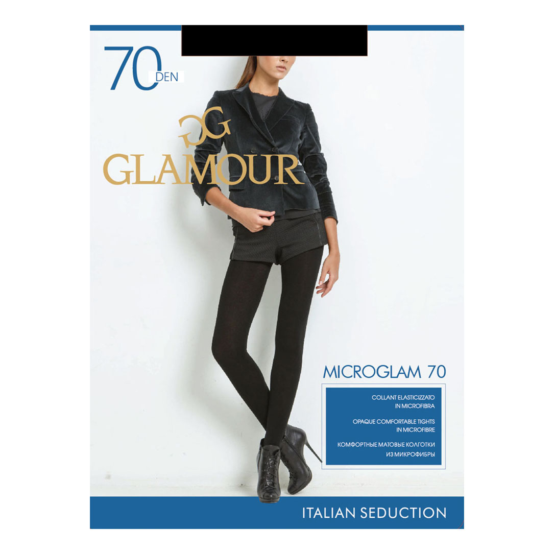 

Колготки женские Glamour черные, Черный