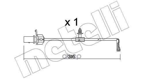 

Датчик Износа Тормозных Колодок METELLI su346