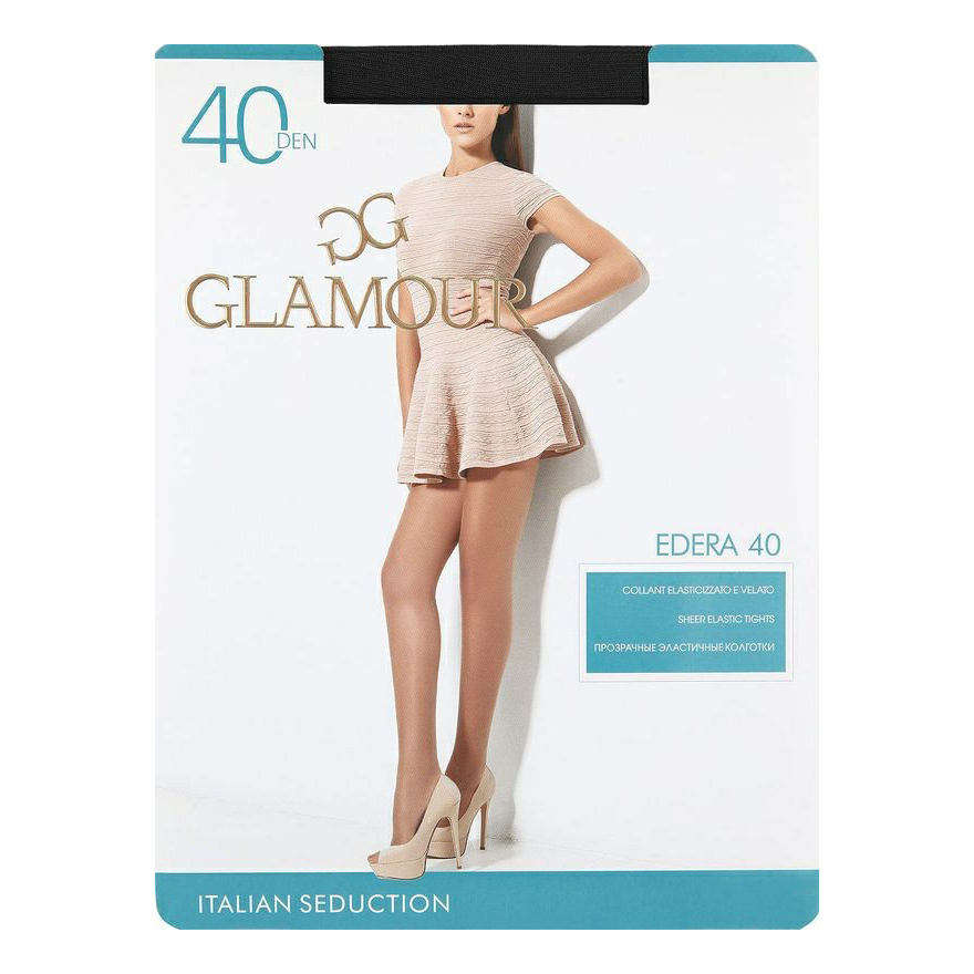 

Колготки женские Glamour черные 4, Черный