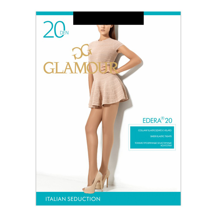 

Колготки женские Glamour черные 2, Черный