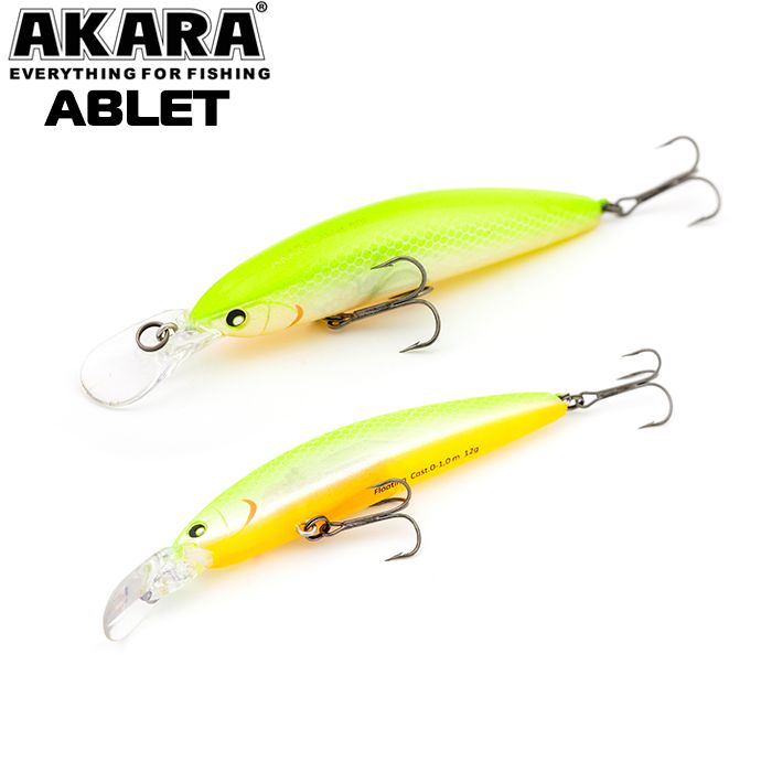 

Воблер Akara Ablet 90S 14 гр 1/2 oz 3,5 in A127, Разноцветный, Ablet