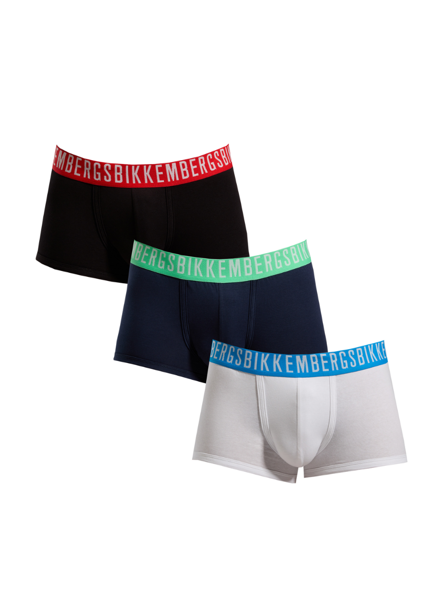 

Комплект трусов мужских Bikkembergs BKK1UTR09TR разноцветных XXL, 3 шт., Разноцветный, BKK1UTR09TR