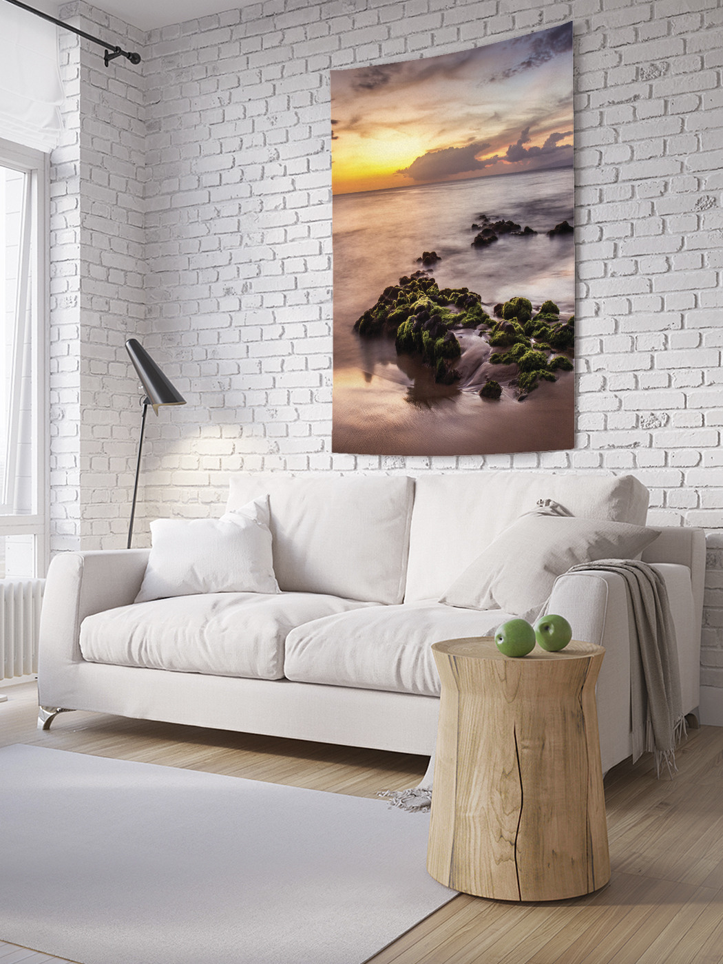 

Вертикальное фотопанно на стену JoyArty Встреча неба с землей 100x150 см, Встреча неба с землей
