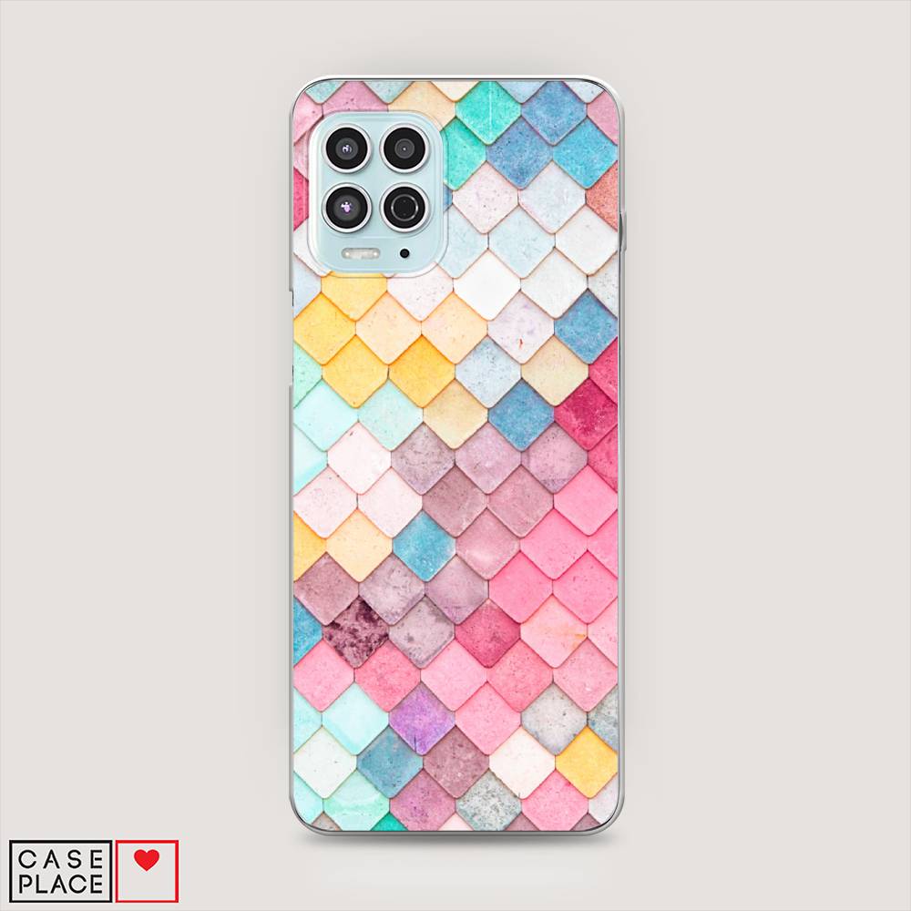 

Чехол Awog на Motorola Moto G100 "Нежные ромбики", Разноцветный, 241650-4