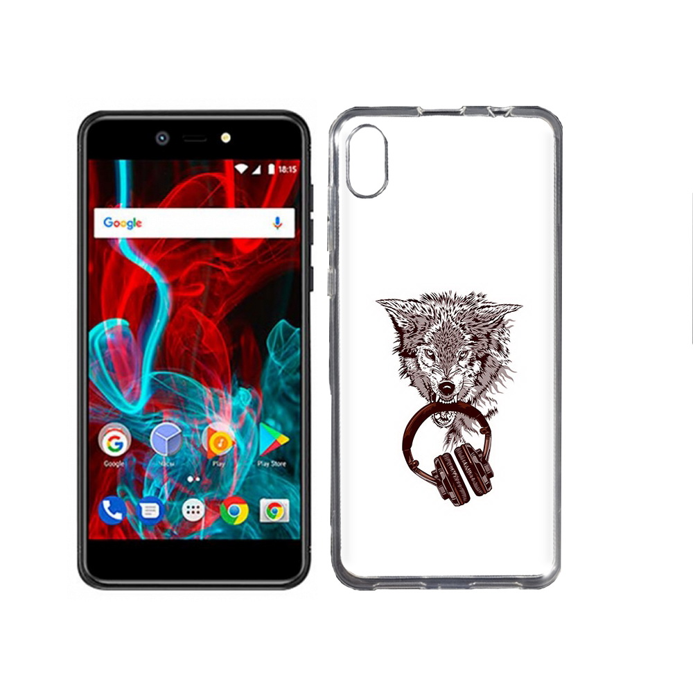 

Чехол MyPads Tocco для BQ-5211 Strike дикий волк, Прозрачный, Tocco