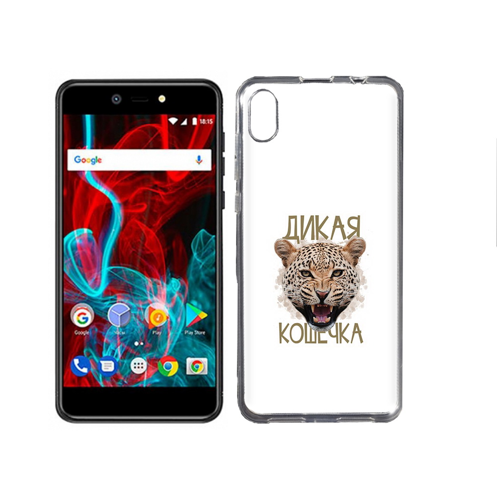 

Чехол MyPads Tocco для BQ-5211 Strike дикая кошечка, Прозрачный, Tocco