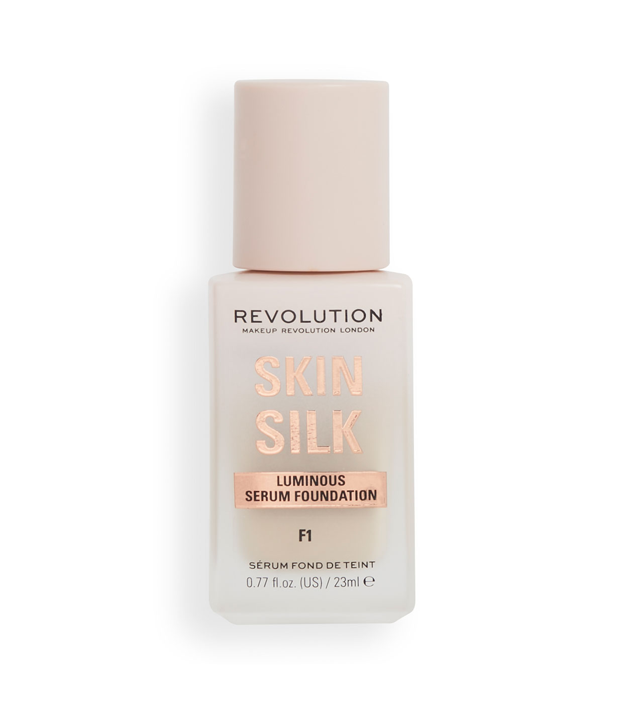 Тональная основа Makeup Revolution Skin Silk Serum Foundation F1 тональное средство elian russia silk obsession foundation тон 20 caramel