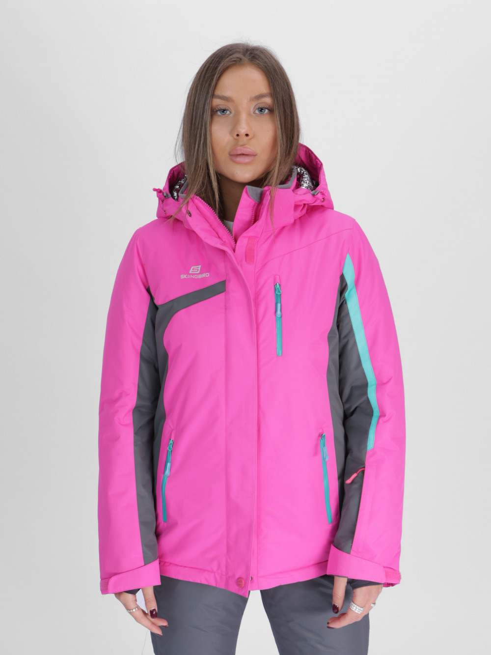 фото Горнолыжная куртка mtforce женская розового цвета 552001r, 42