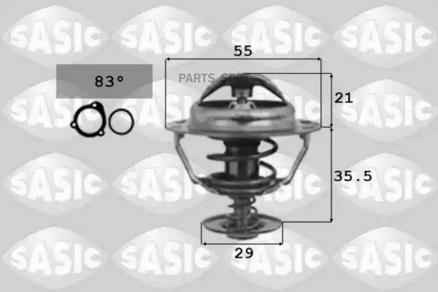 

Термостат, Охлаждающая Жидкость SASIC 9000331