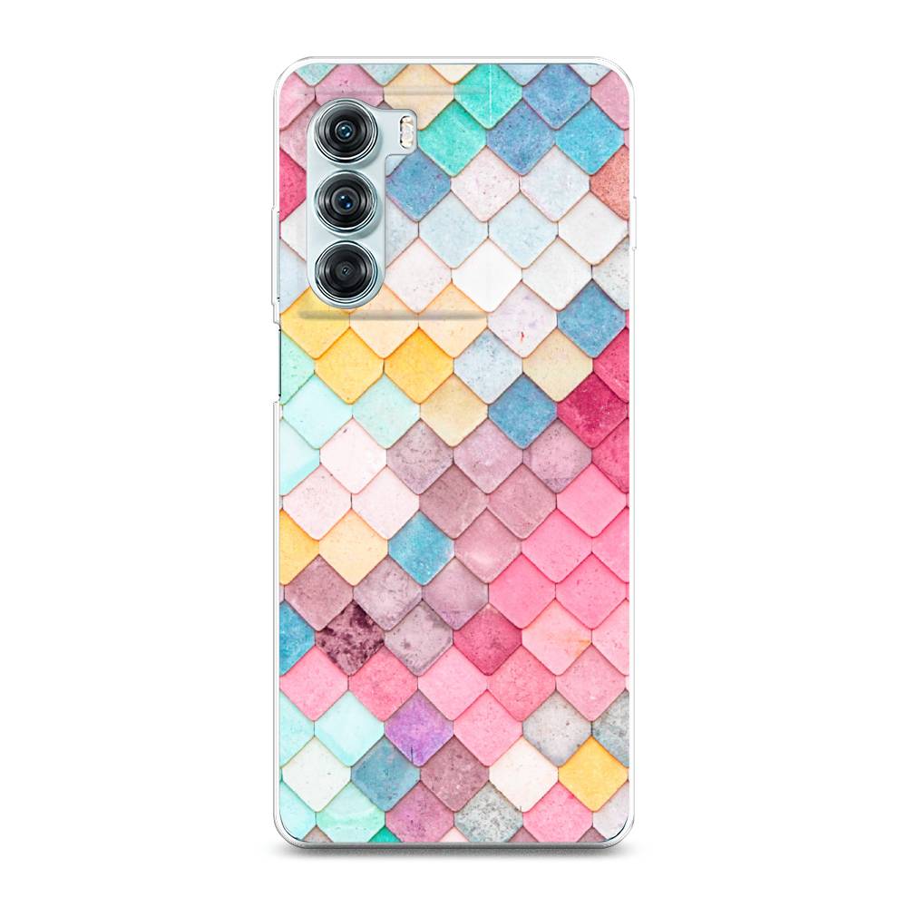

Чехол Awog на Motorola Moto Edge S30 "Нежные ромбики", Разноцветный, 243050-4