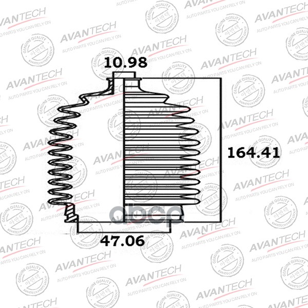 

Пыльник рулевой рейки AVANTECH bs0103