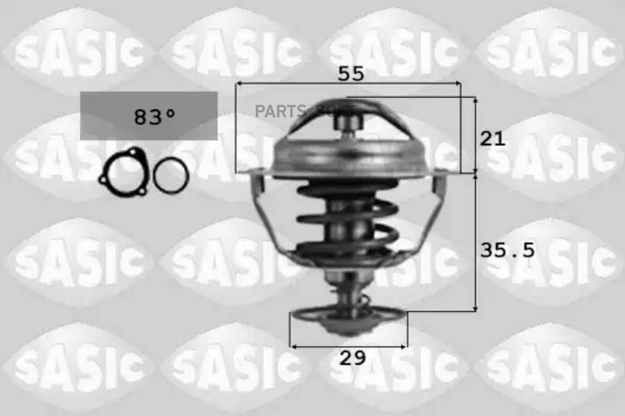 Термостат, Охлаждающая Жидкость SASIC 4000365