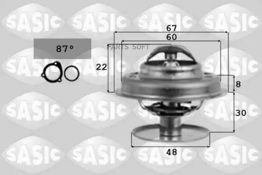 

Термостат, Охлаждающая Жидкость SASIC 4000356