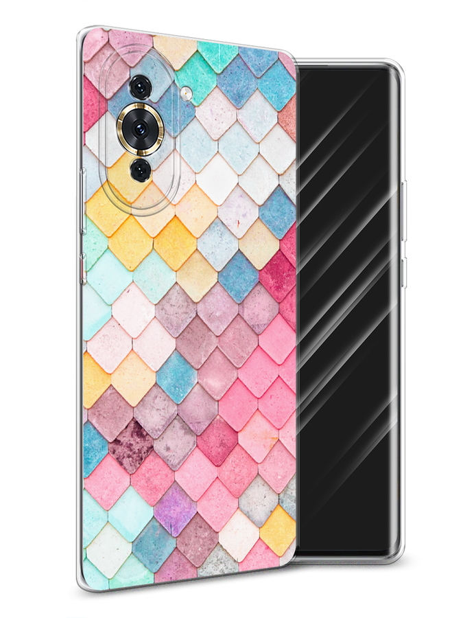 

Чехол Awog на Huawei Nova 10 "Нежные ромбики", Разноцветный, 6108950-4