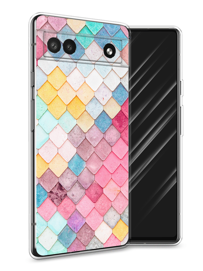 

Чехол Awog на Google Pixel 6A "Нежные ромбики", Разноцветный, 271150-4