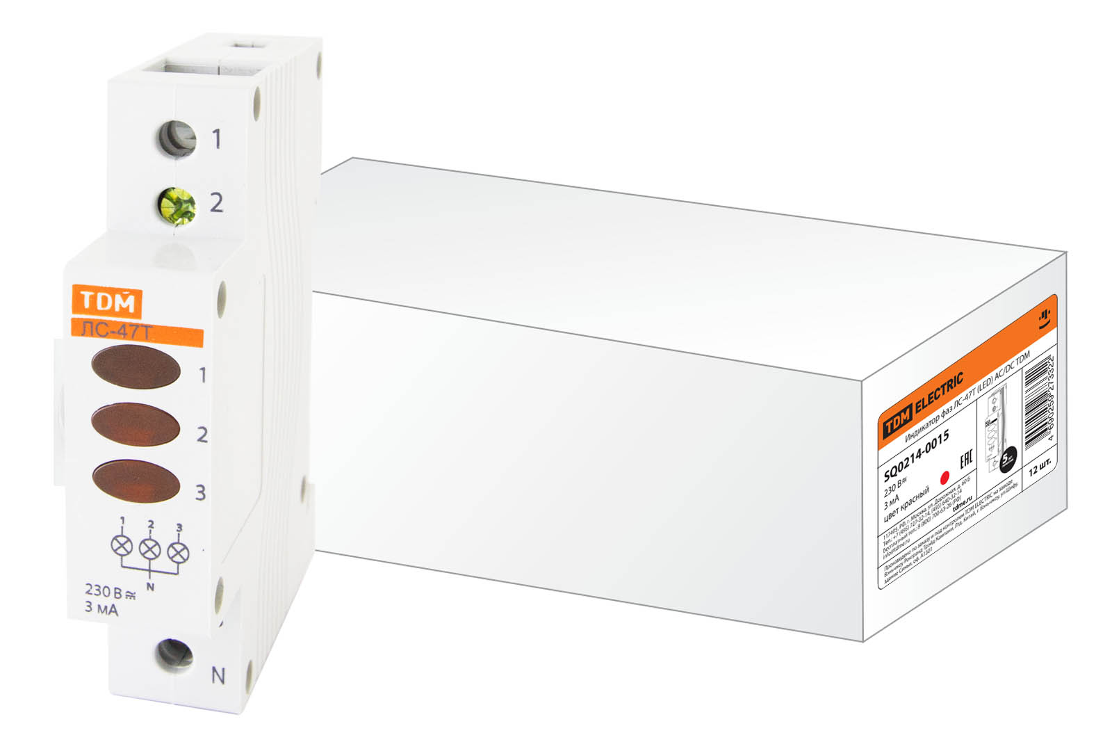 

Индикатор фаз ЛС-47Т (LED) AC/DC TDM, SQ0214-0015