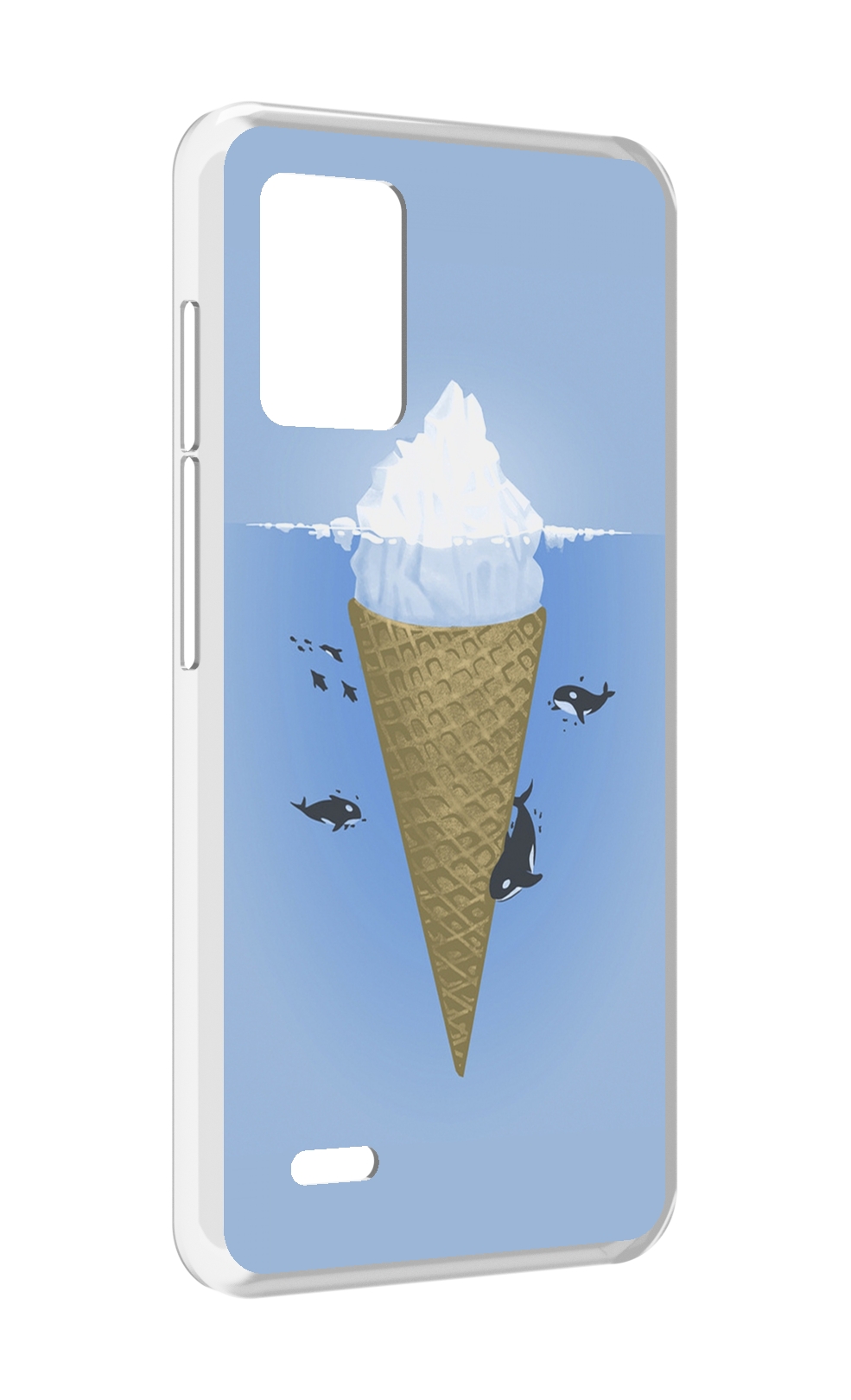 

Чехол MyPads мороженное-у-косаток для UMIDIGI Bison X10S / Bison X10G, Прозрачный, Tocco