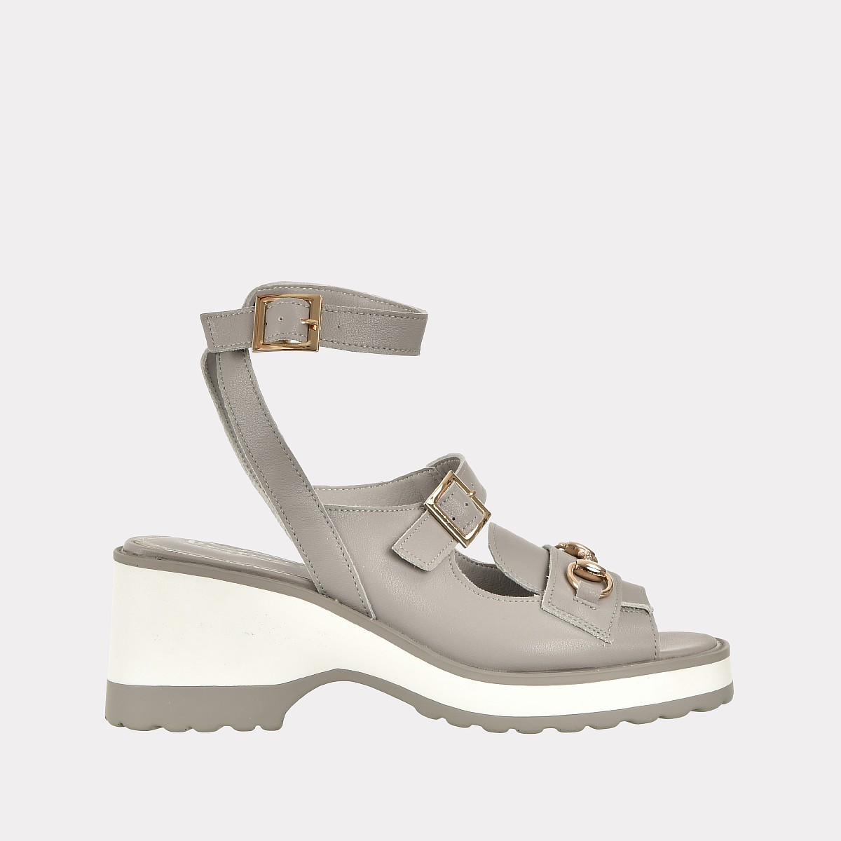 

Босоножки женские Versiya VV-87 серые 39 RU, Серый, VV-87