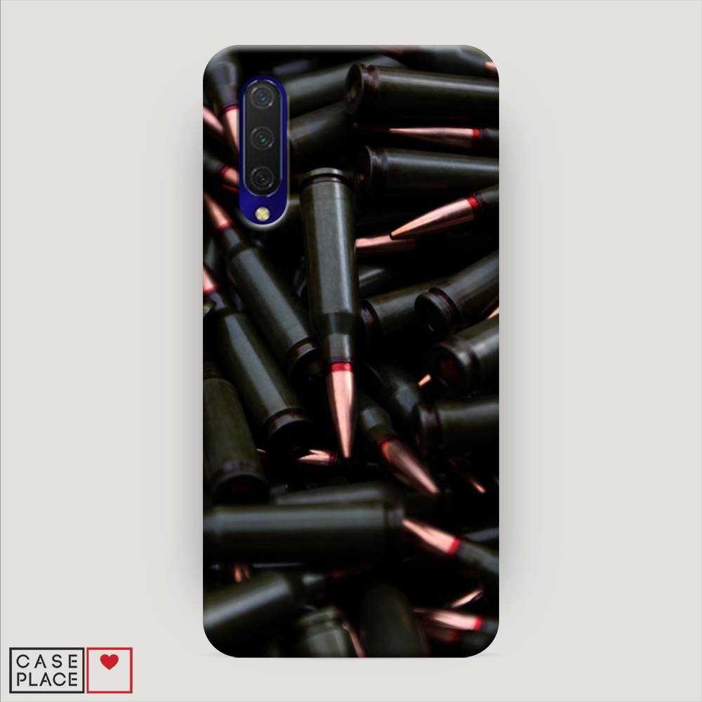 

Пластиковый чехол "Пули черные" на Xiaomi Mi CC9, 36120-4