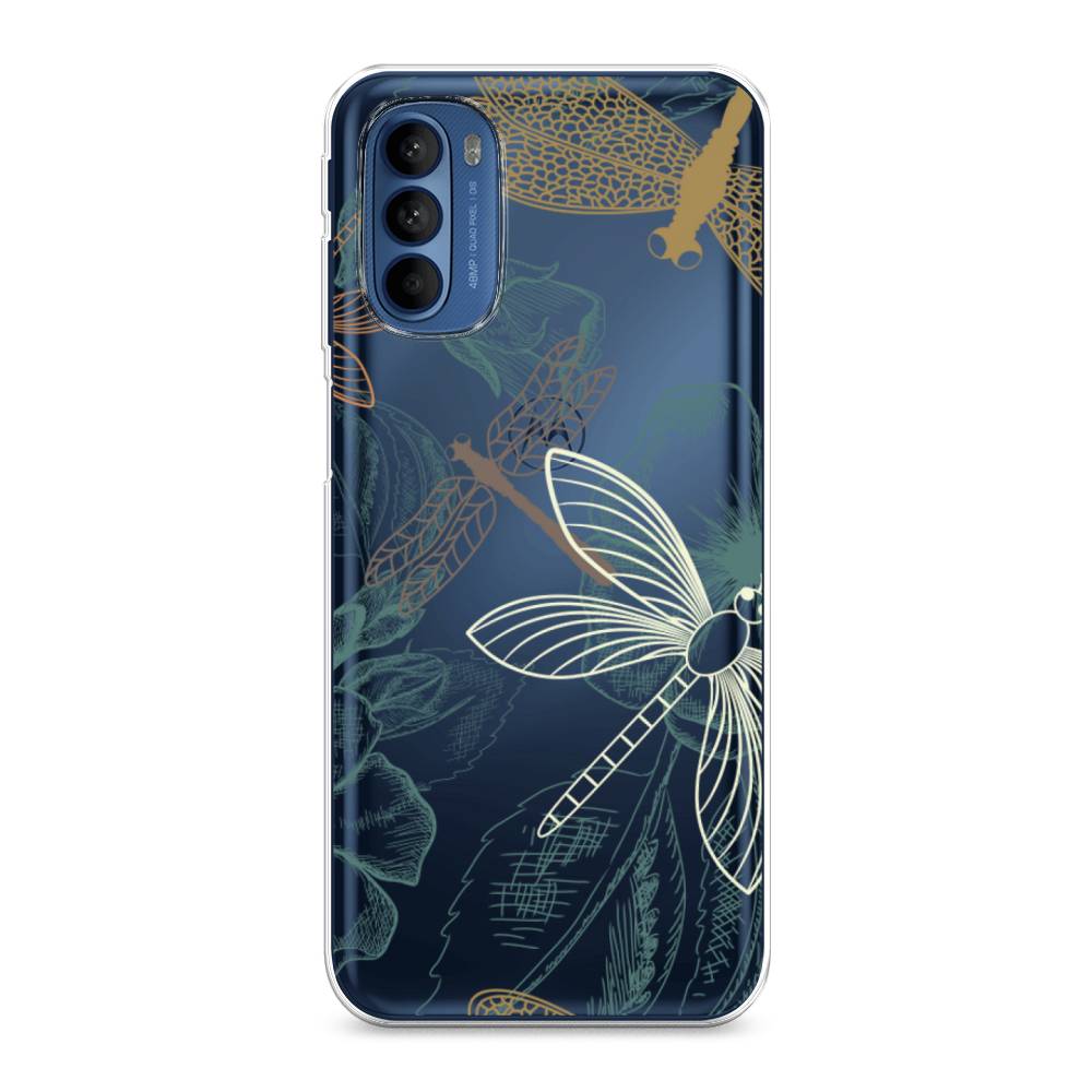 

Чехол Awog на Motorola Moto G31/G41 "Тени стрекоз", Разноцветный, 242550-8