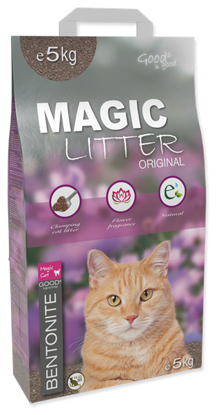 фото Наполнитель magic cat бентонит для кошачьих туалетов, 5кг