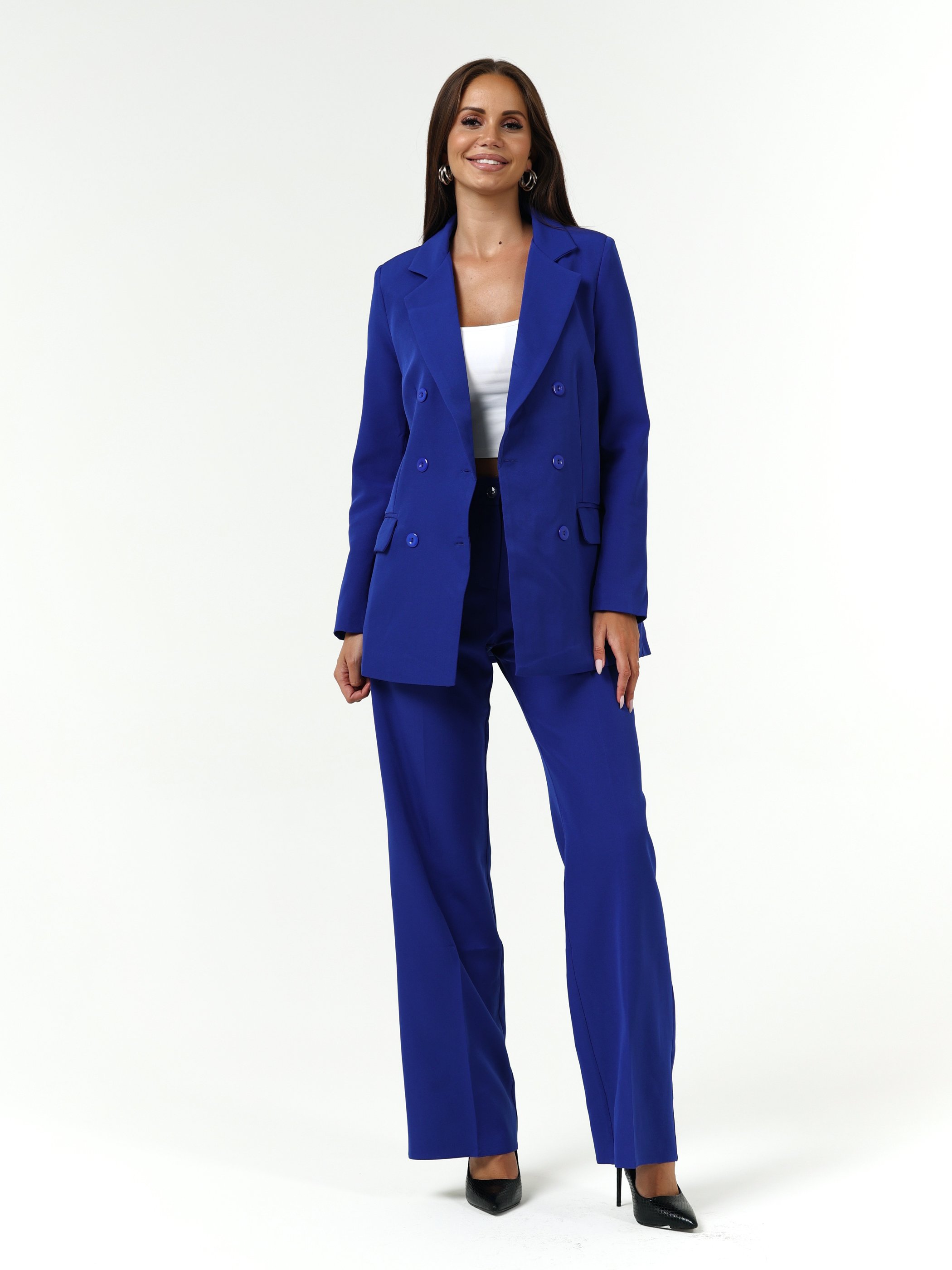 

Костюм женский DAZZLE STYLE Кристина синий 48 RU, Кристина