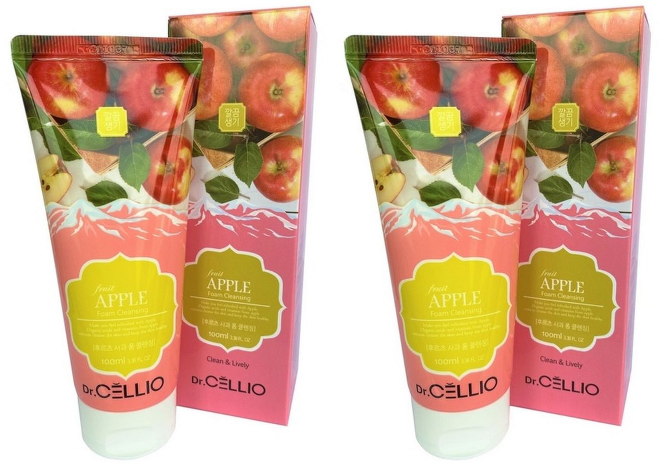 Средство для снятия макияжа Dr. Cellio G70 Fruit Apple 100 мл 2 шт