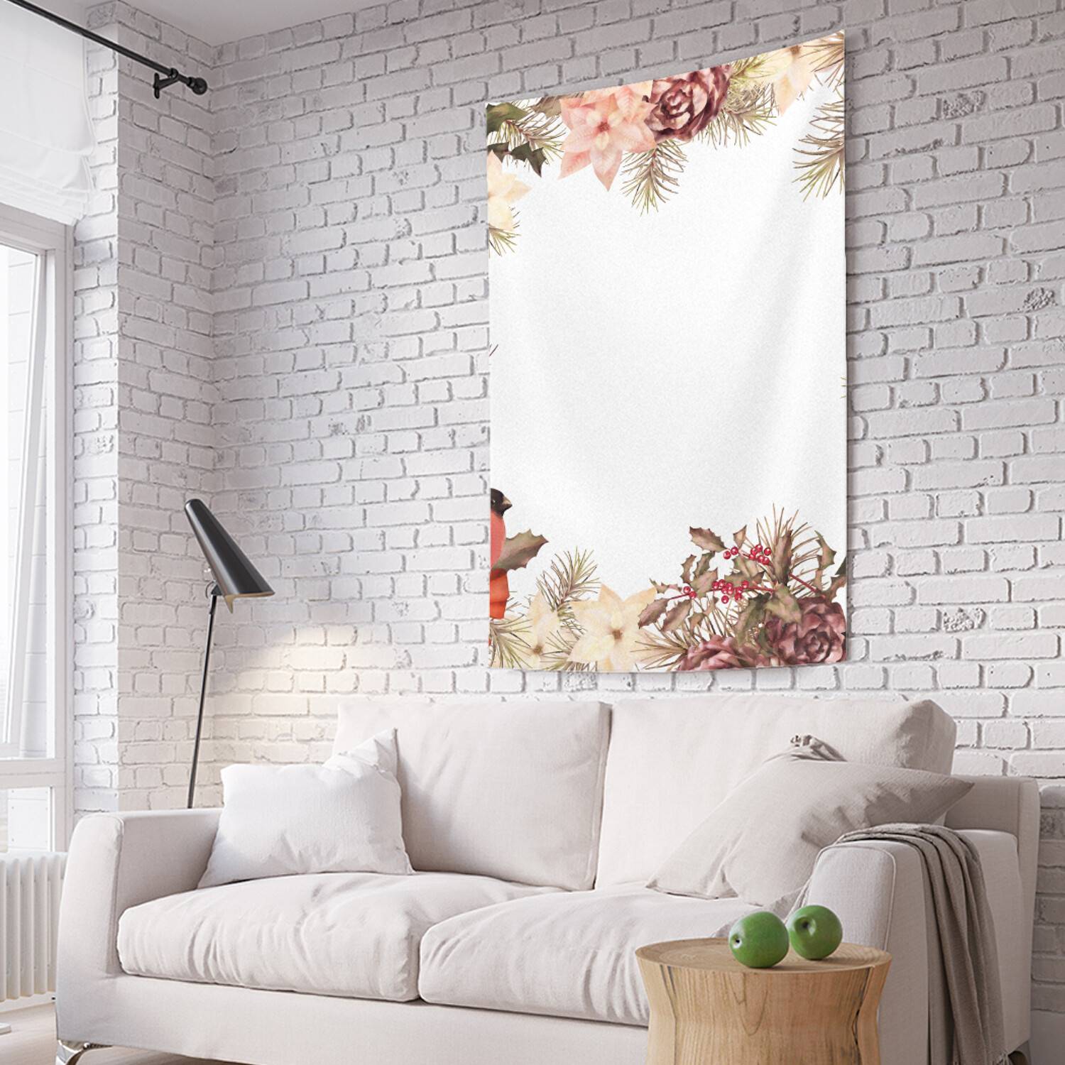 

Вертикальное фотопанно на стену JoyArty Цветы и ягоды в украшениях 150x200 см, Цветы и ягоды в украшениях