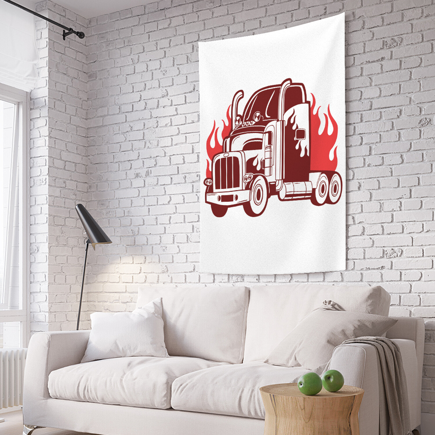 

Вертикальное фотопанно на стену JoyArty Седельный тягач 150x200 см, Седельный тягач
